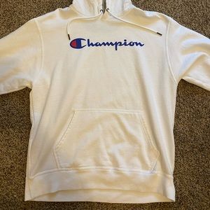 Champion White Hoodie